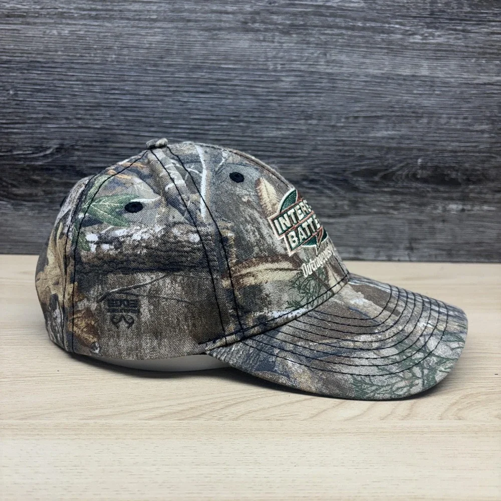 Interstate Batteries Hat Cap Snap Back Camo Realtree Hunting‎ Advertising Mens
